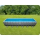 Intex 28017 Solar Pool Cover for Frame Pools 732x366 cm