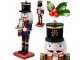 Christmas Wooden Nutcracker, Decorative Figurine, 25 cm