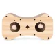 Petsi Cardboard Cat Scratcher House with Pom-Poms