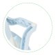 ECOTOYS Foldable Baby Bathtub with Temperature Sensing Drain, Grey