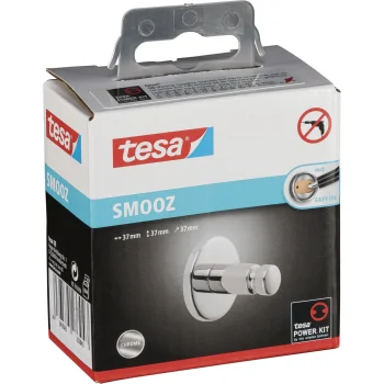 Tesa Smooz Adhesive Towel Hook 40318, Chrome