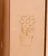 Wooden Garden Playhouse for Kids with Chalkboard and Table, 86 x 137 x 105 cm