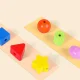 Wooden Threading Beads for Kids, 42 pcs