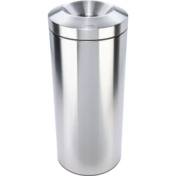Brabantia Flame Guard Waste Bin 30 L, Matt Steel