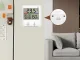 Indoor Weather Station with Thermometer, Hygrometer and Clock, LCD
