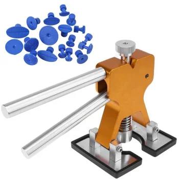 Car Body Dent Puller Remover Tool Kit with 18 Glue Tabs