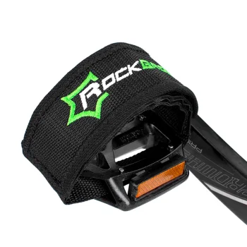 Rockbros GZT1001BK Bicycle Pedal Straps 2 pcs Black