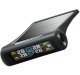 TPMS Tire Pressure and Temperature Sensors with LCD Display, black