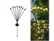 Solar Garden Lights with LED Balls, 2 pcs, 70 cm