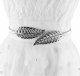 Women\'s metal belt for dress, 68-100 cm, silver
