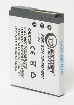 Camera Battery for Sony NP-BD1 NP-FD1 750mAh