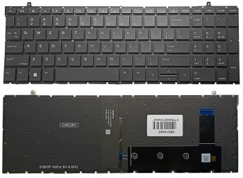 Keyboard for HP Elitebook 860 G9, 865 G9, 860 G10, Backlit, US, Black