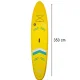 Inflatable SUP board with seat and accessories, 350 cm, yellow
