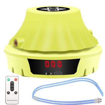 Interactive Automatic Corded Jump Rope with Remote, Counts Rotations, Blue