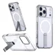 Hybrid Armor X Case for iPhone 17 Pro with Stand and MagSafe, Transparent