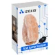 Izoxis 00022722 Salt Lamp & Air Ionizer 3-5 kg, Orange