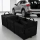 Car Trunk Organizer with Cooler Bag, Black