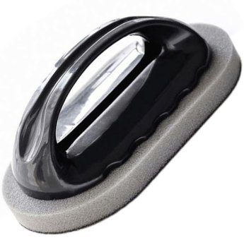 Abrasive sponge for washing frying pans