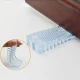 Transparent Silicone Door Stopper / Wedge, 9.6 x 4 x 1.9 cm