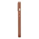 iCarer Leather Case for iPhone 14 Plus with MagSafe, Brown
