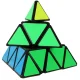 Ikonka Pyraminx Logic Game - Puzzle Cube, 9.7 cm