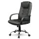 Sofotel EG-221 Ergonomic Leather Office Chair, black