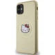 Hello Kitty iPhone 11 / XR Case Leather Kitty Head MagSafe, Gold