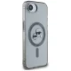 Karl Lagerfeld IML Metal Karl & Choupette MagSafe iPhone 16e Case - Black