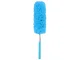 Telescopic microfiber dust brush, 35–83 cm, blue