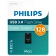 Philips Pico Edition 128 GB USB 3.0 Flash Drive, Midnight Black