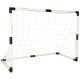 Bērnu futbola vārtu komplekts (2 gab.) ar bumbām un pumpi, 95x48x70 cm