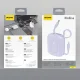 Dudao K32 22.5W 10000 mAh Power Bank with Built-in Cables - Purple