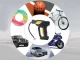 Portable Cordless Air Compressor for Tires, 120W, 10.3 Bar
