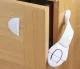 Child Safety Locks for Drawers and Cabinets, 10 Pcs, Cream