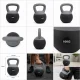 Kettlebell 10 kg Premium with Soft Base, Grey