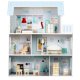 Trīsstāvu koka leļļu māja Ricokids RK-878 | Wooden Dollhouse
