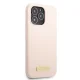 Guess Silicone Logo Plate MagSafe Case for iPhone 13 / 13 Pro, Pink