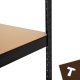 Heavy Duty Metal Storage Rack 180x90x40cm 1000kg Bigstren, black