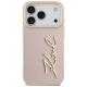 Karl Lagerfeld Karl Script Logo Case for iPhone 17 Pro, Pink