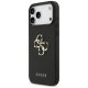 Guess iPhone 17 Pro Max Case Grained Big 4G & Classic Logo, Black