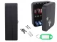 Lockable Metal Key Box for 20 Keys with Tags, Black