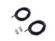 Elastic Shoelaces without Binding, Black
