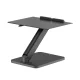 Maclean MC-493 Sit-Stand Desk Converter for Monitor or Laptop, Black