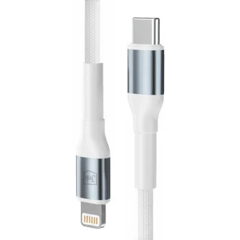3mk Hyper Cable N-SERIES USB-C to Lightning Cable 1m 20W, White