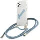 Guess iPhone 12 Pro Max Case Script Vintage, Blue