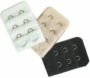 Bra Extenders Set of 3 (White, Black, Nude)