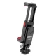 Ulanzi ST-06S Phone Holder with 1/4\" Thread and Dual Cold Shoe Mounts - Black
