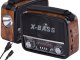 Portable Retro AM FM SW Radio WAXIBA XB-471URT with MP3 USB AUX, brown