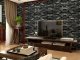 3D wall panels peel and stick foam brick wallpaper for interior wall decor, grey