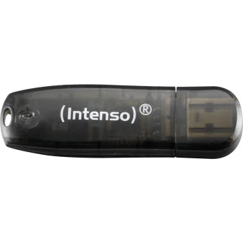 Intenso Rainbow Line 16GB USB 2.0 Flash Drive, Black